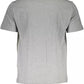 Gray Cotton Men T-Shirt