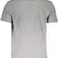 Gray Cotton Men T-Shirt