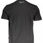 Black Cotton Men T-Shirt