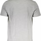 Gray Cotton Men T-Shirt