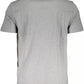 Gray Cotton Men T-Shirt