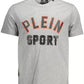 Gray Cotton Men T-Shirt