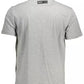 Gray Cotton Men T-Shirt