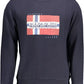 Blue Cotton Men Sweater