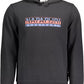 Black Cotton Men Sweater