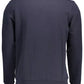 Blue Cotton Men Sweater