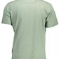 Green Cotton Men T-Shirt