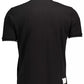 Black Cotton Men Polo Shirt