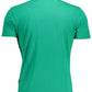 Green Cotton Men T-Shirt