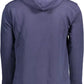 Blue Cotton Men Sweater