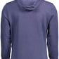 Blue Cotton Men Sweater