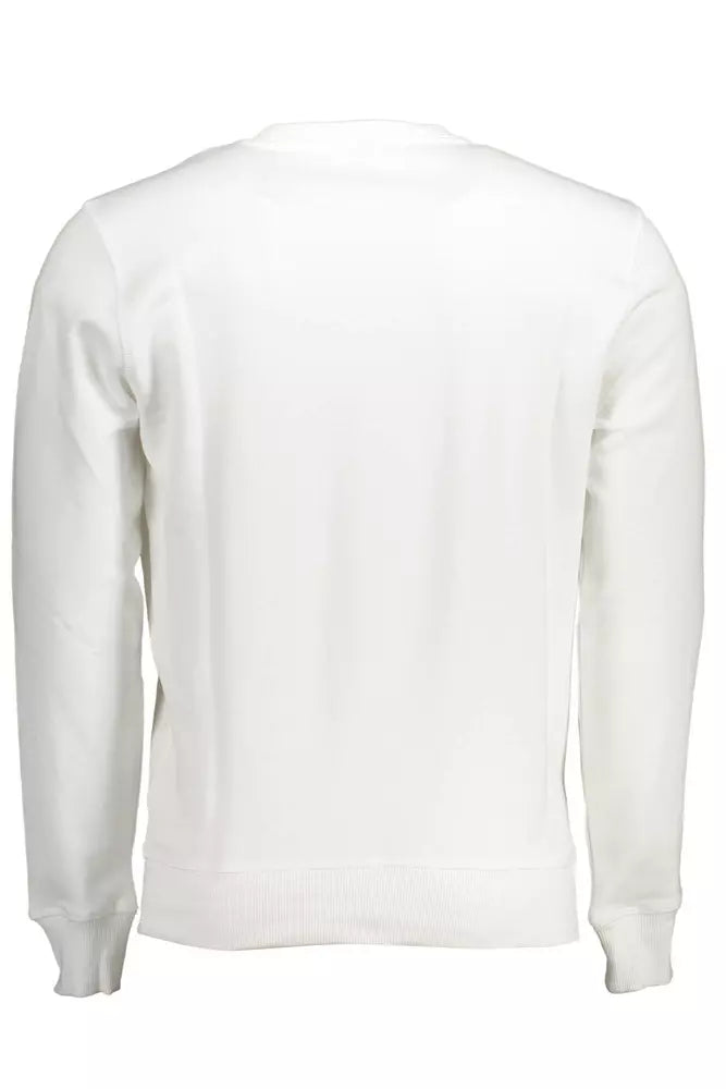 White Cotton Men Sweater