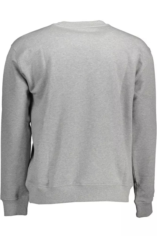 Gray Cotton Men Sweater