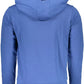 Blue Cotton Men Sweater