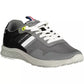 Gray Polyester Men Sneaker