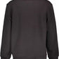 Black Cotton Men Sweater