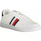 White Polyester Men Sneaker