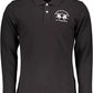 Black Cotton Men Polo Shirt