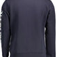 Blue Cotton Men Sweater