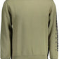 Green Cotton Men Sweater