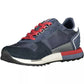 Blue Leather Men Sneaker