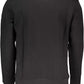 Black Cotton Men Sweater