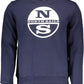 Blue Cotton Men Sweater