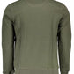 Green Cotton Men Sweater