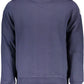 Blue Cotton Men Sweater