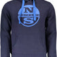 Blue Cotton Men Sweater