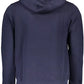 Blue Cotton Men Sweater