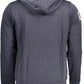 Blue Cotton Men Sweater