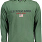 Green Cotton Men Sweater