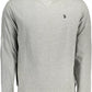 Gray Cotton Men Sweater