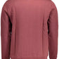 Purple Cotton Men Sweater