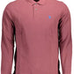 Purple Cotton Men Polo Shirt