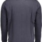 Blue Cotton Men Sweater