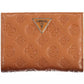 Brown Polyethylene Women Wallet