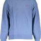 Blue Cotton Men Sweater