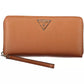 Brown Polyethylene Women Wallet