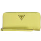 Yellow Polyethylene Women Wallet