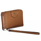 Brown Polyethylene Women Wallet