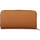 Brown Polyester Women Wallet