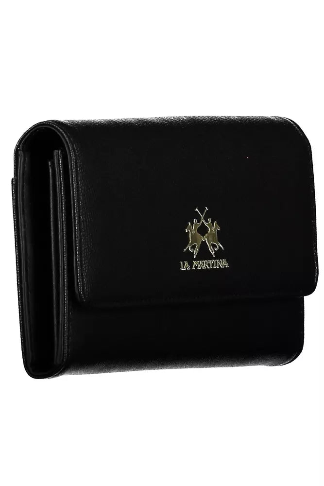 Black Polyethylene Women Wallet