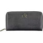 Black Polyvinylchloride Women Wallet