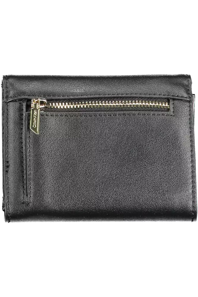 Black Polyethylene Women Wallet