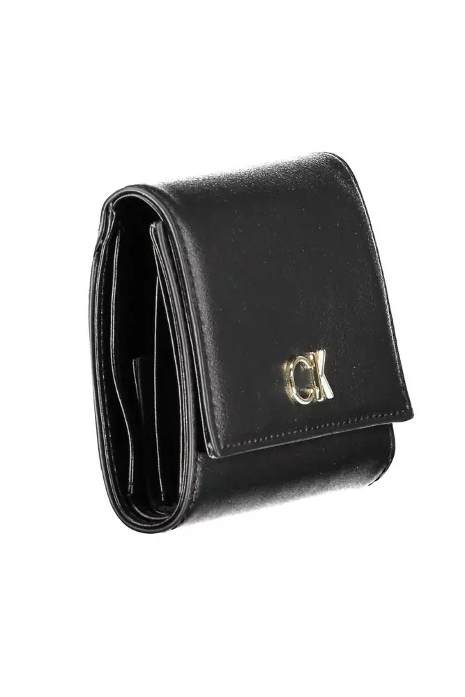 Black Polyethylene Women Wallet