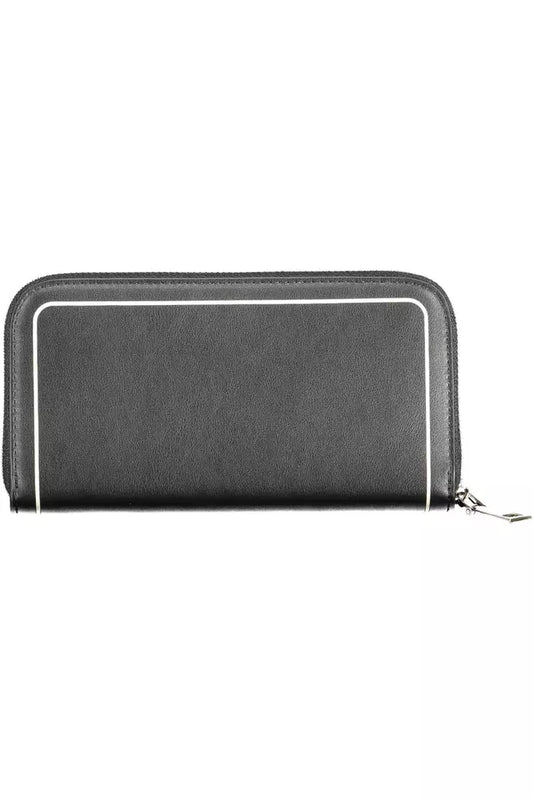 Black Polyethylene Women Wallet