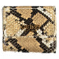 Beige Polyethylene Women Wallet