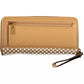 Brown Polyethylene Women Wallet